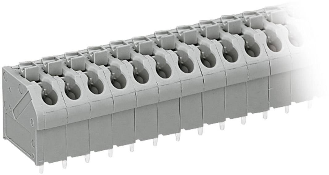 WAGO 250-512 Federkraftklemmblock 1.00 mm² Polzahl 12 Grau