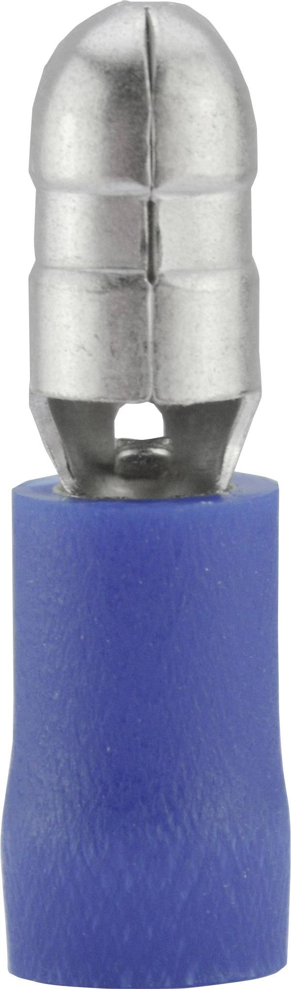 Vogt Verbindungstechnik 3921S Rundstecker 1.50mm² 2.50mm² Stift-Ø: 5mm Teilisoliert Blau