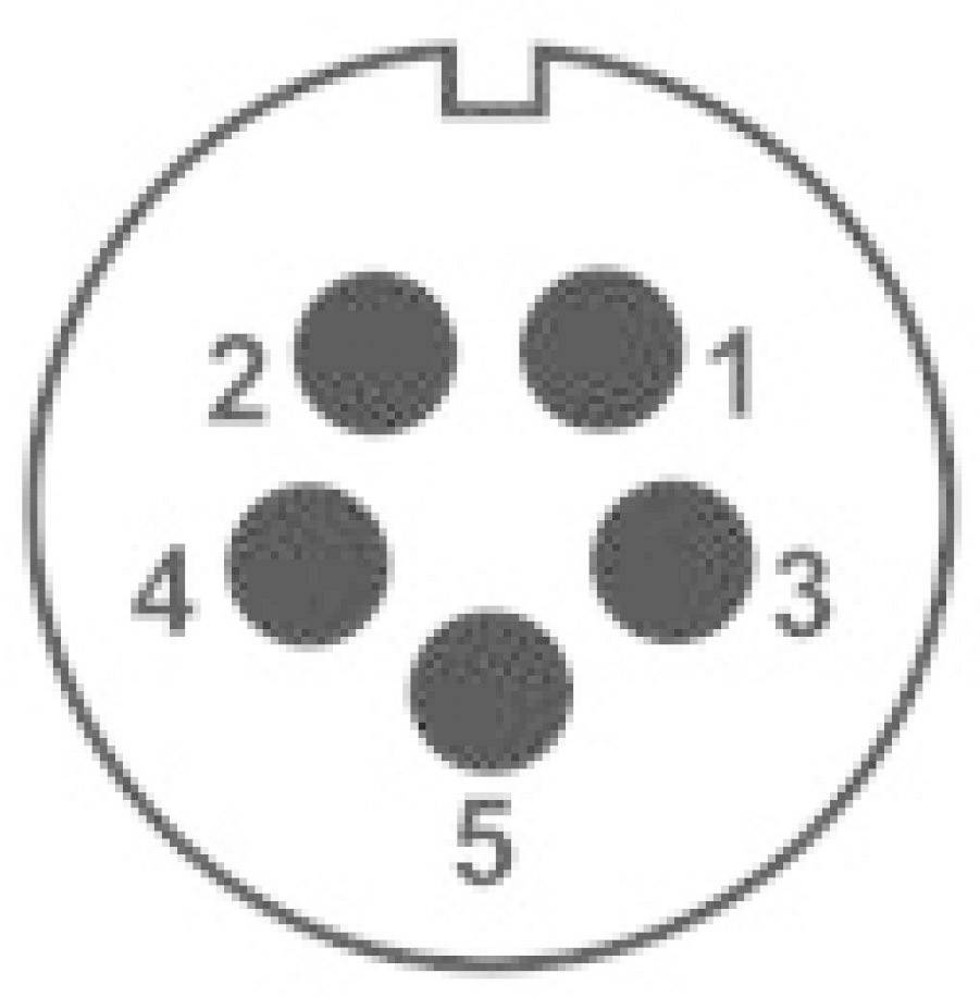Weipu SP2111 / S 5 Rundstecker Buchse, gerade Gesamtpolzahl: 5 Serie (Rundsteckverbinder): SP21 1St.