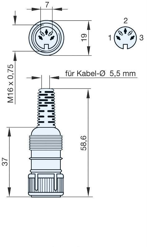 Hirschmann 930 764-517-1 DIN-Rundsteckverbinder Buchse, gerade Polzahl: 3 Grau 1 St.