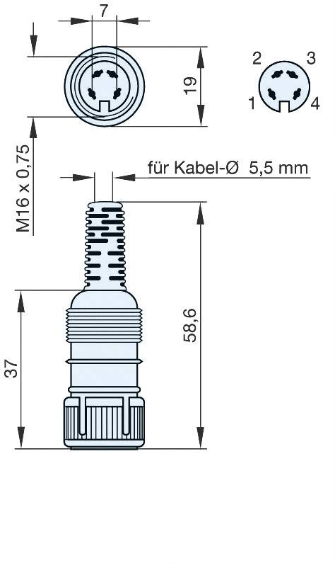 Hirschmann 930 959-517-1 DIN-Rundsteckverbinder Buchse, gerade Polzahl: 4 Grau 1 St.