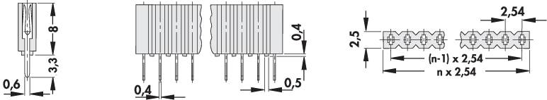 Fischer Elektronik Buchsenleiste (Standard) Anzahl Reihen: 1 Polzahl je Reihe: 36 BL 1/ 36/Z