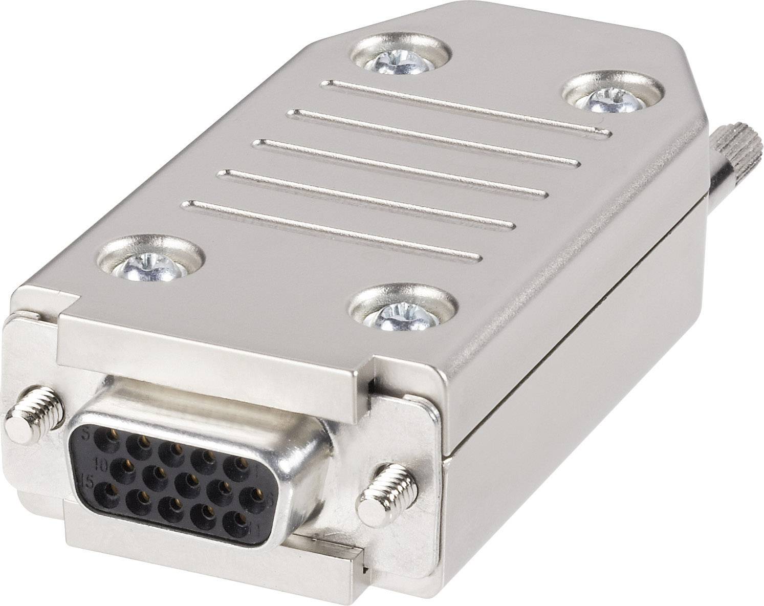 Knorr Tec 10043900 D-SUB Buchse 180 ° Polzahl: 15 Zugfeder 1 St.