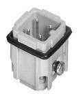 Amphenol C146 10A003 002 4-1 Stifteinsatz Heavy|mate® C146 Gesamtpolzahl 3 + PE 1 St.