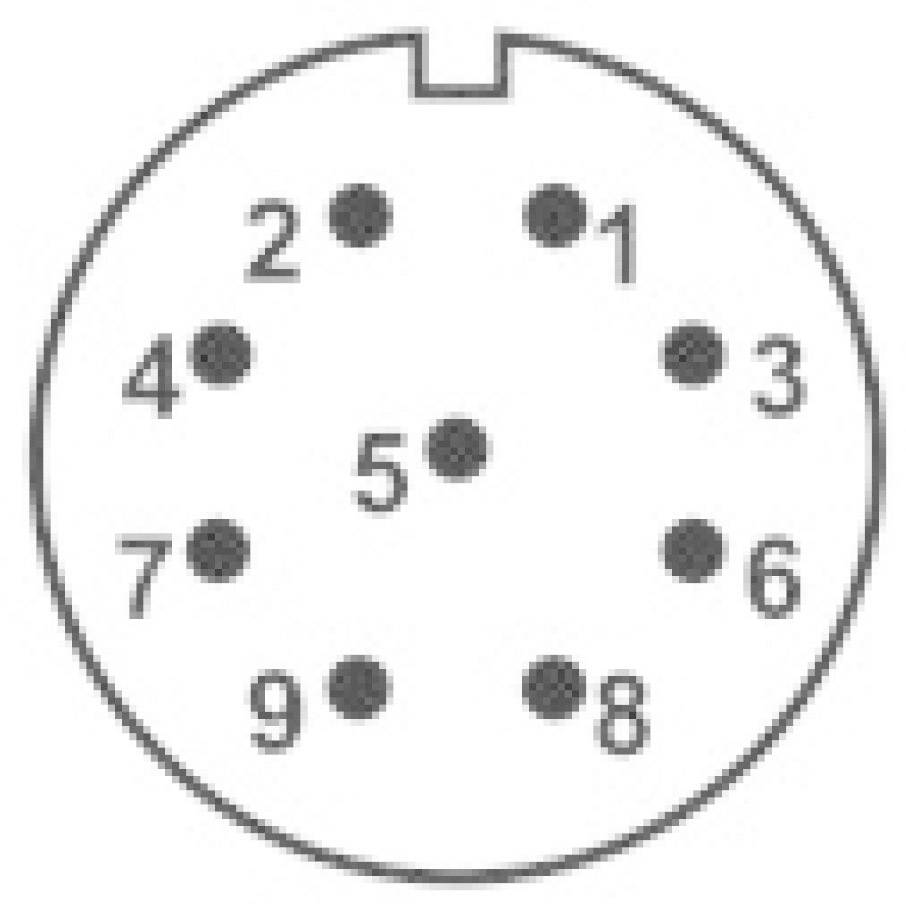 Weipu SP2110 / S 9 II Rundstecker Buchse, gerade Gesamtpolzahl: 9 Serie (Rundsteckverbinder): SP21 1St.