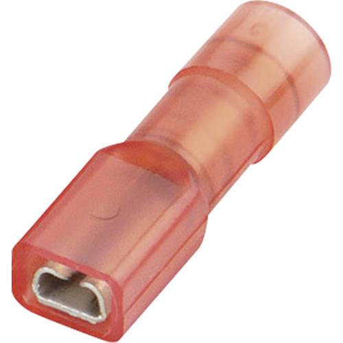 Cosse clip 2.8 mm x 0.5 mm Vogt Verbindungstechnik 396005 180 ° entièrement isolé rouge