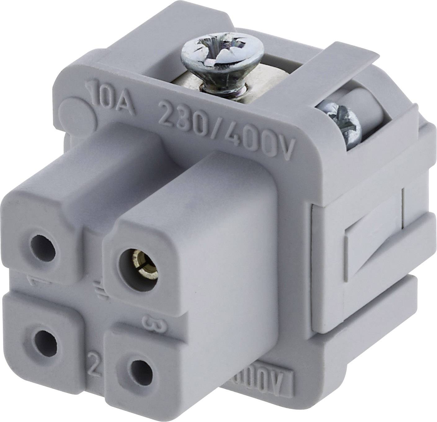 Amphenol C146 10B003 002 4-1 Buchseneinsatz Heavy|mate® C146 Gesamtpolzahl 3 + PE 1St.