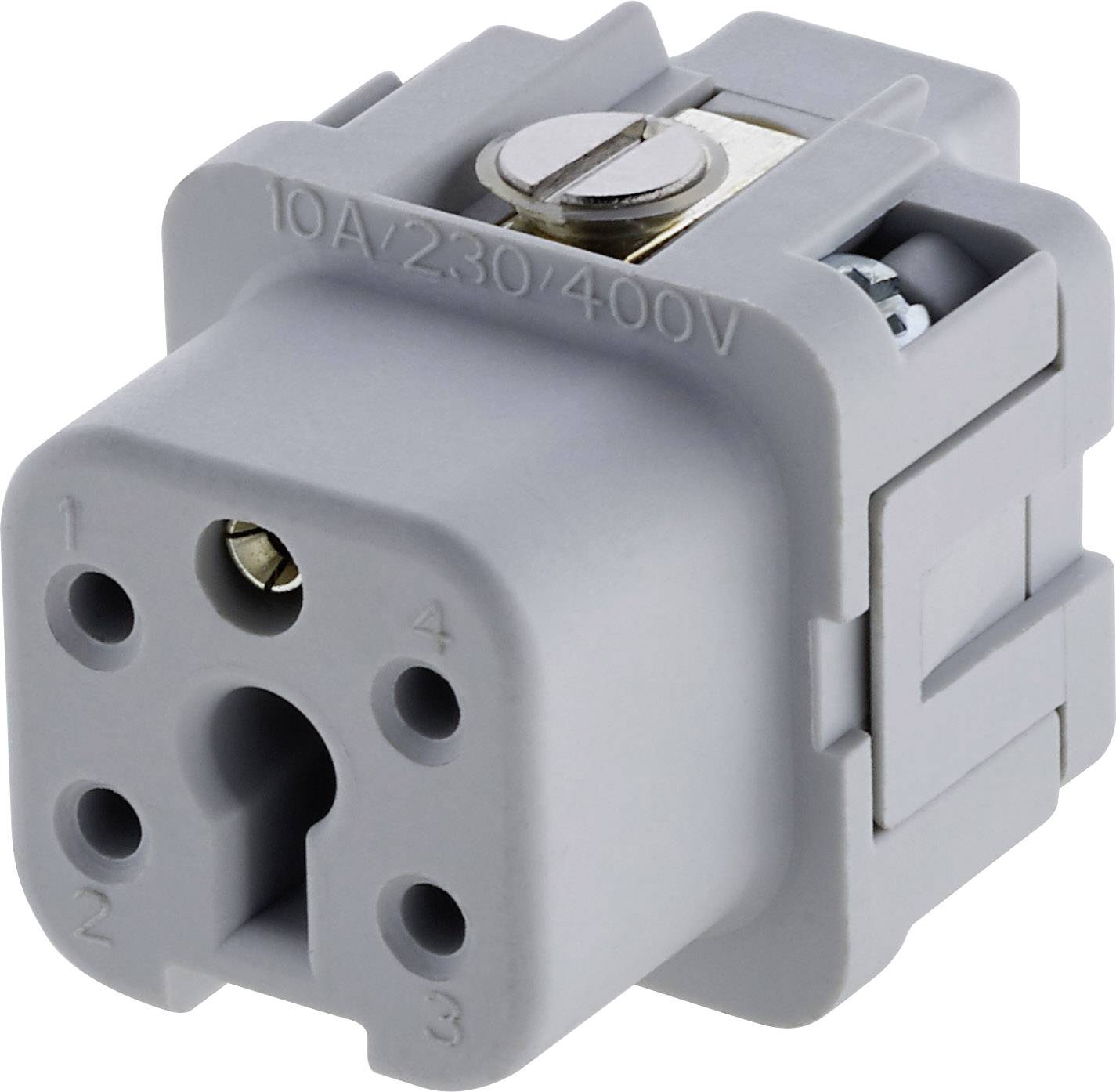 Amphenol C146 10B004 002 4-1 Buchseneinsatz Heavy|mate® C146 Gesamtpolzahl 4 + PE 1 St.