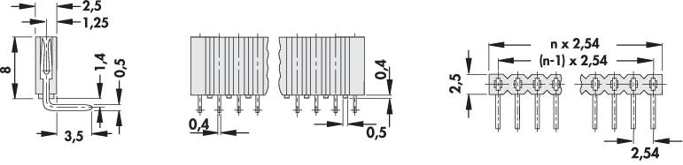 Fischer Elektronik Buchsenleiste (Standard) Anzahl Reihen: 1 Polzahl je Reihe: 36 BL 3/ 36/Z