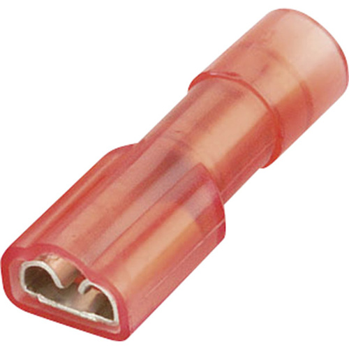 Cosse clip 4.8 mm x 0.8 mm Vogt Verbindungstechnik 396408 180 ° entièrement isolé rouge