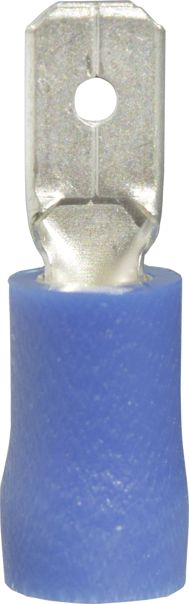 Vogt Verbindungstechnik 393408 Flachstecker Steckbreite: 4.8 mm Steckdicke: 0.8 mm 180 ° Teilisolie