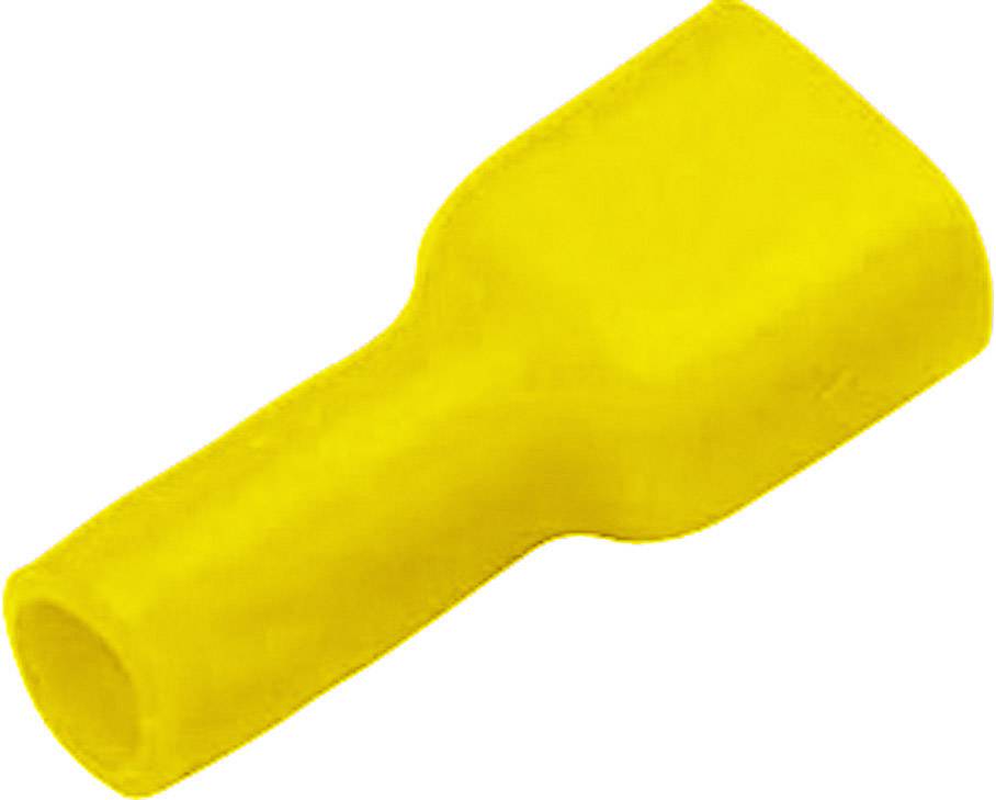 Vogt Verbindungstechnik 3972S Flachstecker Steckbreite: 6.3mm Steckdicke: 0.8mm 180° Vollisoliert Gelb