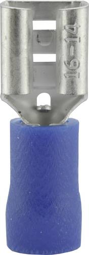 Vogt Verbindungstechnik 3906 Flachsteckhülse Steckbreite: 6.3 mm Steckdicke: 0.8 mm 180 ° Teilisoli