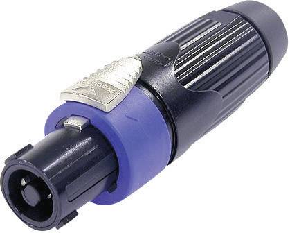 Neutrik NLT8FX-BAG Lautsprecher-Steckverbinder Stecker, gerade Polzahl: 8 Schwarz, Blau 1 St.