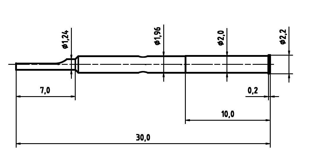 PTR Hartmann H 2021L Präzisionsprüfstifthülse