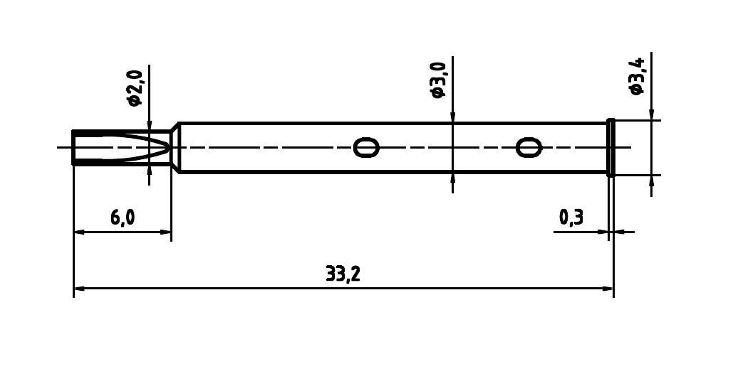 PTR Hartmann H 1045 L Präzisionsprüfstifthülse