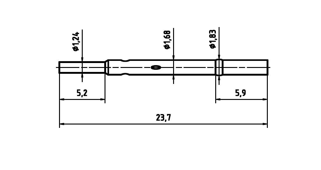 PTR Hartmann H 1015 C Präzisionsprüfstifthülse