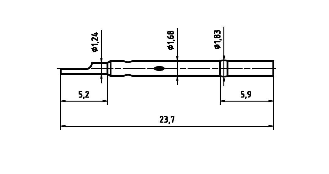 PTR Hartmann H 1015L Präzisionsprüfstifthülse