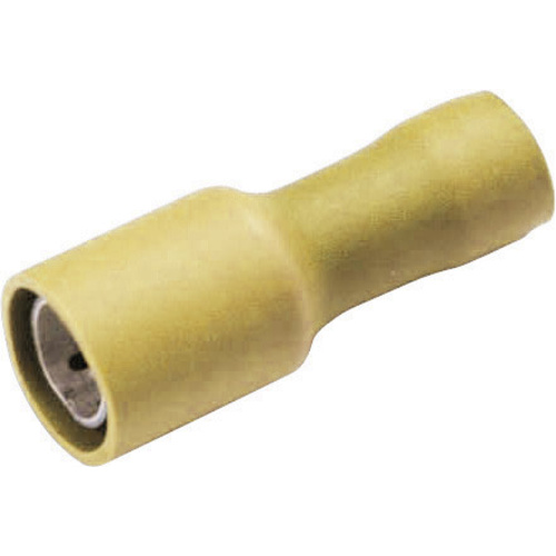 Cosse cylindrique femelle Vogt Verbindungstechnik 3917 4 mm² 6 mm² Ø de la broche: 5 mm entièrement isolé jaune