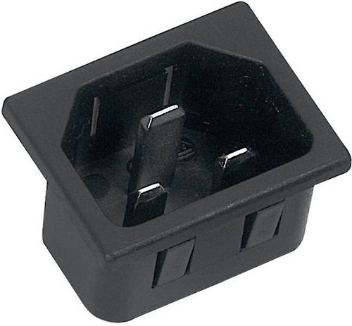 K & B 42R073121150 Kaltgeräte-Steckverbinder 42R Stecker, Einbau vertikal Gesamtpolzahl: 2 + PE 16