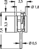 Fischer Elektronik Buchsenleiste (Präzision) Anzahl Reihen: 1 Polzahl je Reihe: 50 MK 01/ 50/Z 1St.