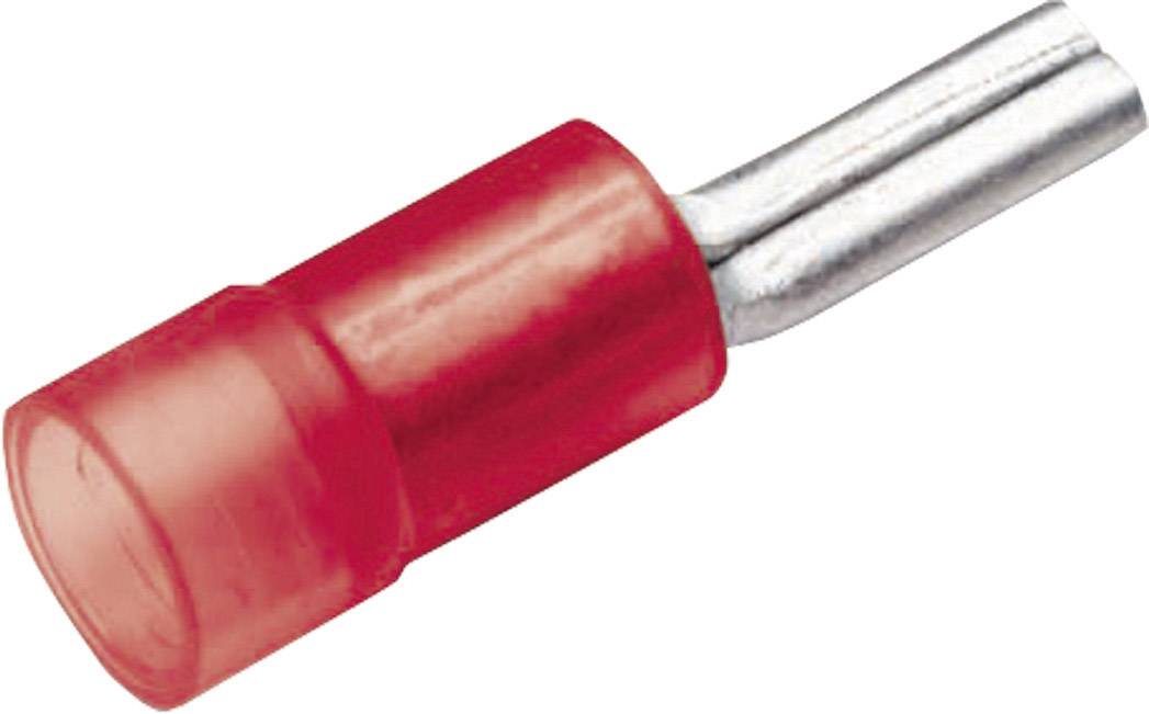 Cimco 180222 Stiftkabelschuh 0.50 mm² 1 mm² Teilisoliert Rot