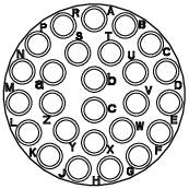 Amphenol RT0616-26PNH Rundstecker Stecker, gerade Gesamtpolzahl: 26 Serie (Rundsteckverbinder): RT360™ 1St.