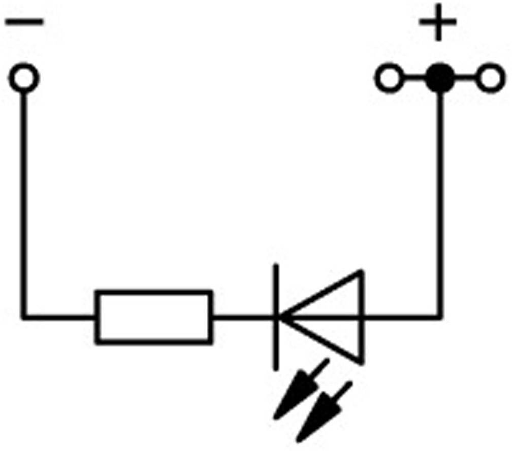 WAGO 2002-1321/1000-413 LED-Klemme 5.20mm Zugfeder Belegung: L Grau