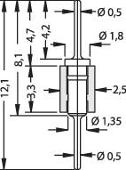 Fischer Elektronik Stiftleiste (Präzision) Anzahl Reihen: 1 Polzahl je Reihe: 50 MK 05/ 50/G 1St.