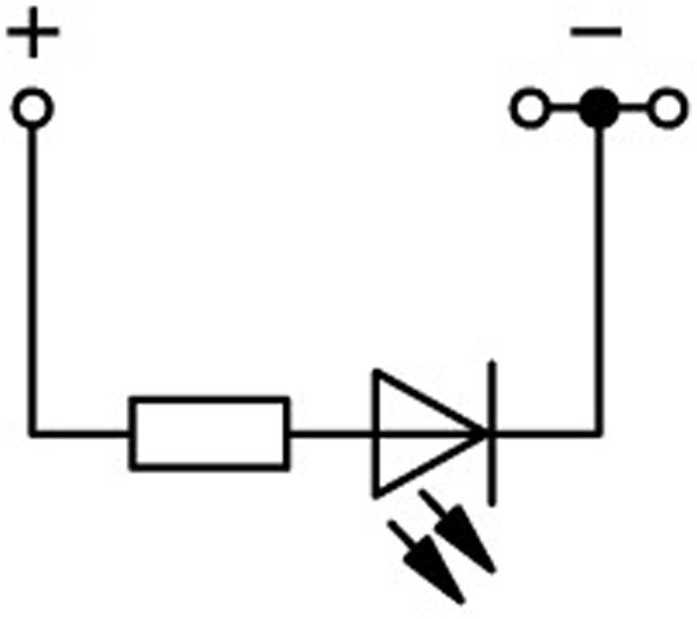 WAGO 2001-1321/1000-434 LED-Klemme 4.20mm Zugfeder Belegung: L Grau