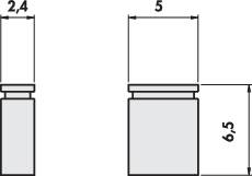Fischer Elektronik CAB 4G R CAB 4G R Kurzschlussbrücke Rastermaß: 2.54mm Polzahl je Reihe:2 Inhalt