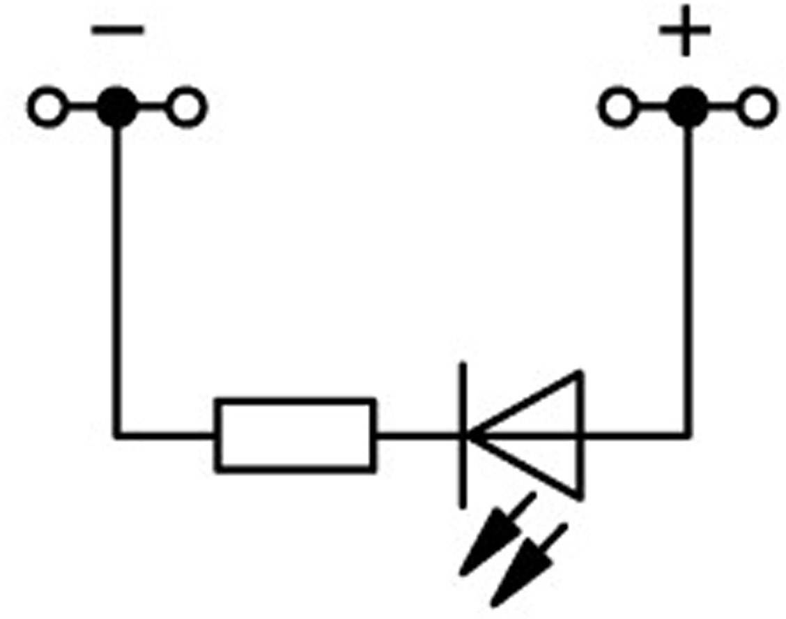 WAGO 2001-1421/1000-413 LED-Klemme 4.20mm Zugfeder Belegung: L Grau