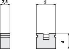 Fischer Elektronik 10029013 CAB 6.05 GS Kurzschlussbrücke Rastermaß: 2.54mm Polzahl je Reihe:2 Inhalt