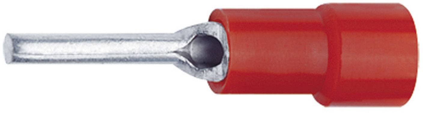 Klauke 705 Stiftkabelschuh 0.50 mm² 1 mm² Teilisoliert Rot