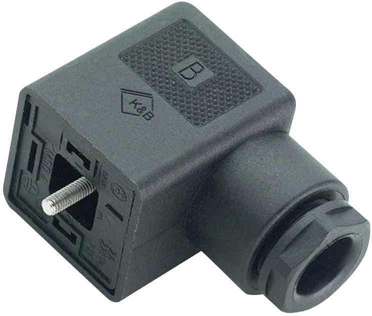 Binder MagnetventilsteckverBauform A Serie 210 Schwarz Pole:3+PE 43-1706-004-04 Inhalt