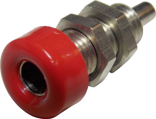 Schützinger BU 403 rt Laborbuchse Buchse, Einbau vertikal Stift-Ø: 4mm Rot