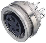 Binder 09-0312-00-04 Rundstecker Buchse, Einbau Gesamtpolzahl: 4 Serie (Rundsteckverbinder): 680 1St.