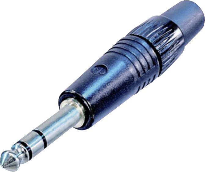 Neutrik NP3CBAG Klinken-Steckverbinder 6.35 mm Stecker, gerade Polzahl (num): 3 Stereo Schwarz 1 St.