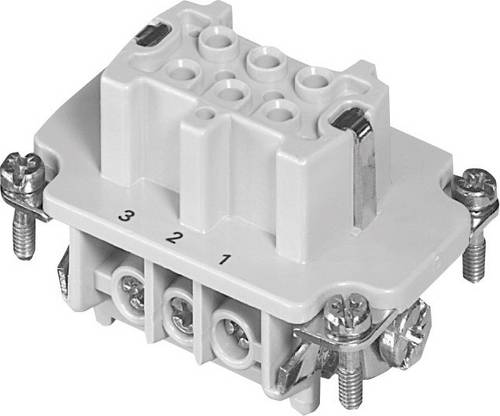 Amphenol C146 10B006 002 1-1 Buchseneinsatz Heavy|mate® C146 Gesamtpolzahl 6 + PE 1 St.