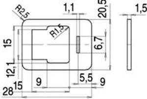 Binder Flachdichtung Bauform B Serie 225 Rot 16-8093-001 Inhalt