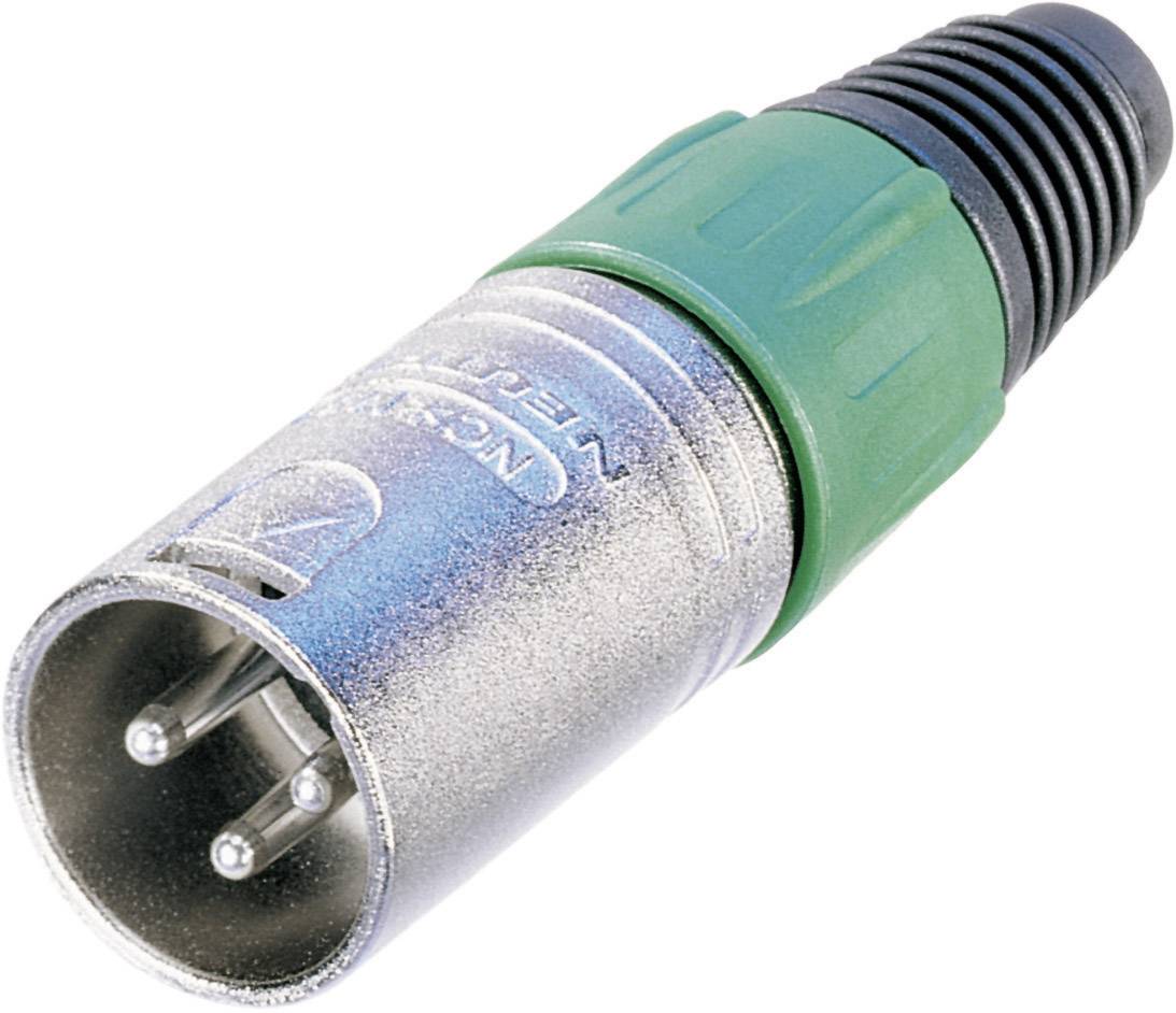 Neutrik NC3MX XLR-Steckverbinder Stecker, gerade Polzahl (num): 3 Silber 1St. | SMDV