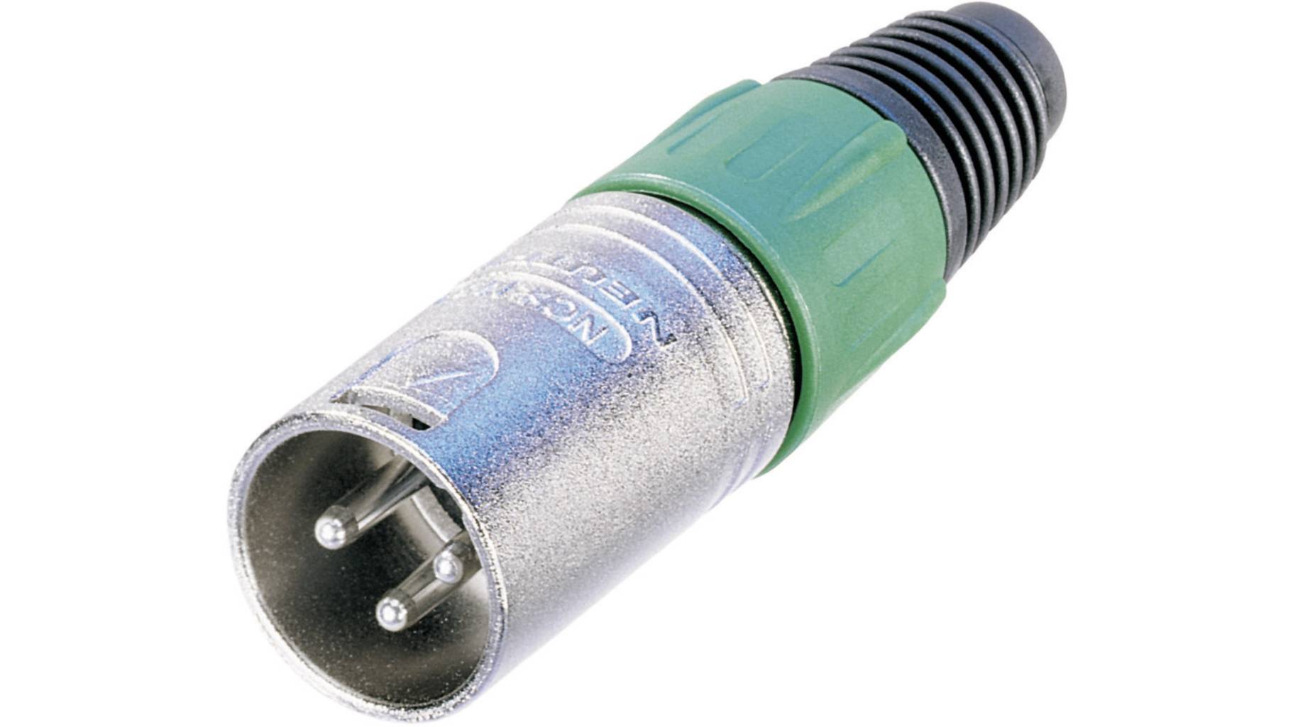 Neutrik NC3MX XLR-Steckverbinder Stecker, gerade Polzahl (num): 3 Silber 1St. | SMDV