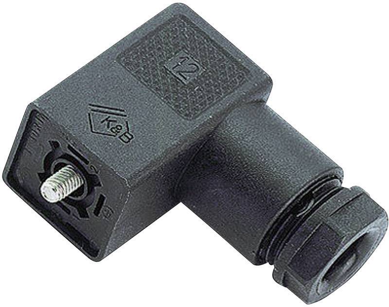 Binder MagnetventilsteckverBauform C Serie 235 Schwarz Pole:2+PE 43-1930-000-03 Inhalt: 1 St