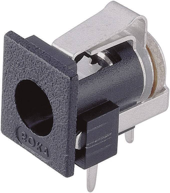 Niedervolt-Steckverbinder Buchse, Einbau horizontal 6.6mm 1.95mm