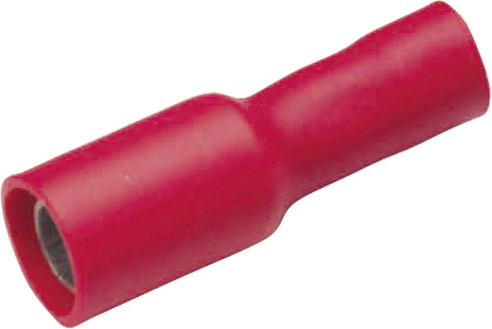 Cimco 180310 Rundsteckhülse 0.50 mm² 1 mm² Stift-Ø: 4 mm Vollisoliert Rot