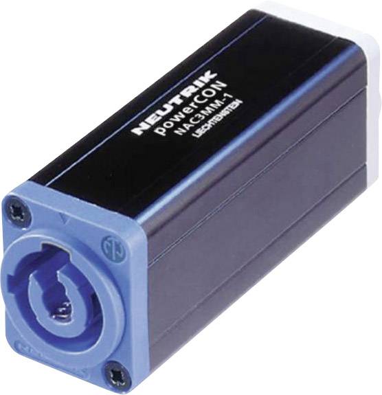 Neutrik NAC3MM Netz-Adapter Netz-Stecker - Netz-Stecker Schwarz 1 St.