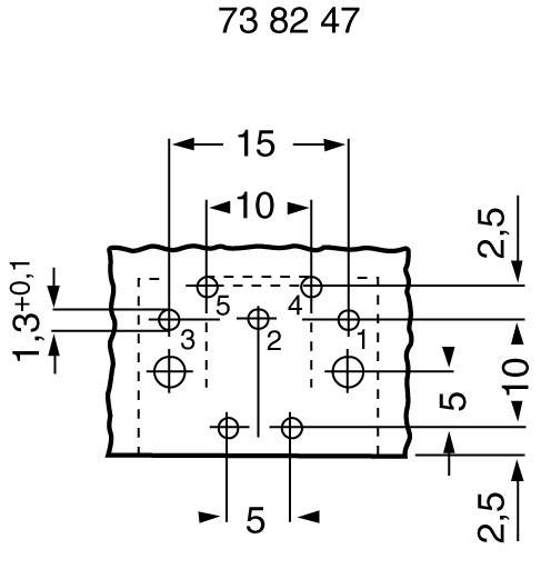 Hirschmann 931 744-500-1 DIN-Rundsteckverbinder Buchse, Einbau horizontal Polzahl: 5 Schwarz 1 St.