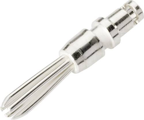 Schnepp N 2400 Büschelstecker Stecker, gerade Stift-Ø: 2.4 mm Silber