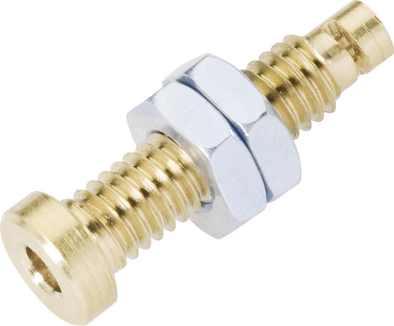 Schnepp EBU 2024 Laborbuchse Buchse, Einbau vertikal Stift-Ø: 2.4 mm Silber