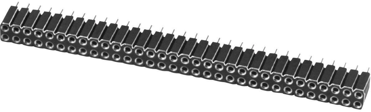 W & P Products Buchsenleiste (Präzision) Anzahl Reihen: 2 Polzahl je Reihe: 20 153-040-2-50-00 1 St.